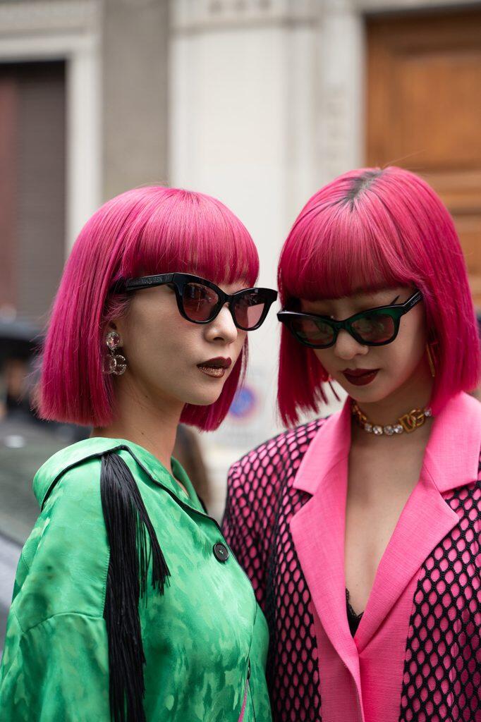 Fashion street photography realizzata durante la Milano Fashion Week.